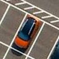 Car in a marked bay